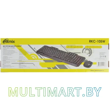 Комплект клавиатура + мышь Ritmix RKC-105W картинка 11